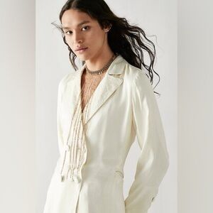 Free People The bounce body necklace gold.